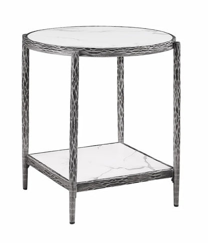 Furniture of America - Kerna - End Table - Gunmetal - FM47021GY-E-3A view 1