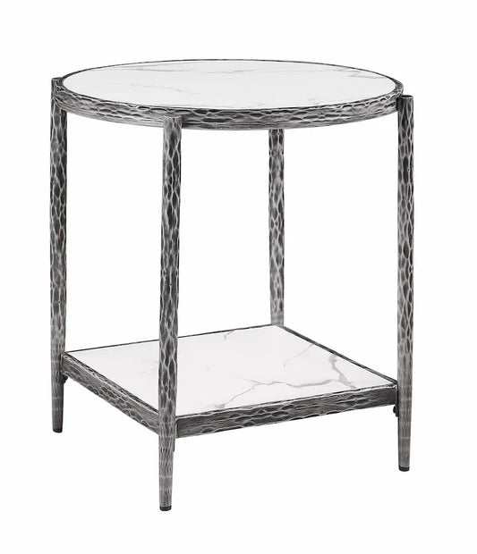 Furniture of America - Kerna - End Table - Gunmetal - FM47021GY-E-3A view 1