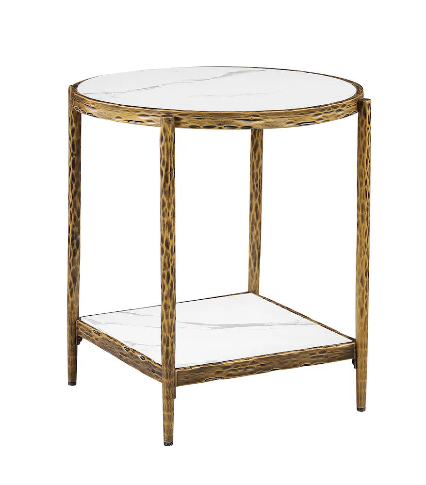 Furniture of America - Kerna - End Table - Matte Gold - FM47021GD-E-3A view 1