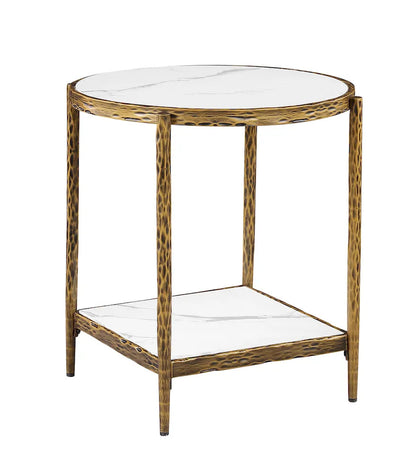 Furniture of America - Kerna - End Table - Matte Gold - FM47021GD-E-3A view 1