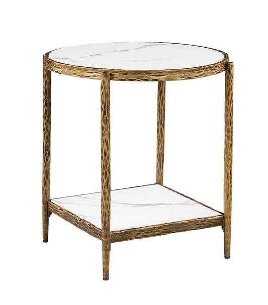 Furniture of America - Kerna - End Table - Matte Gold - FM47021GD-E-3A view 1