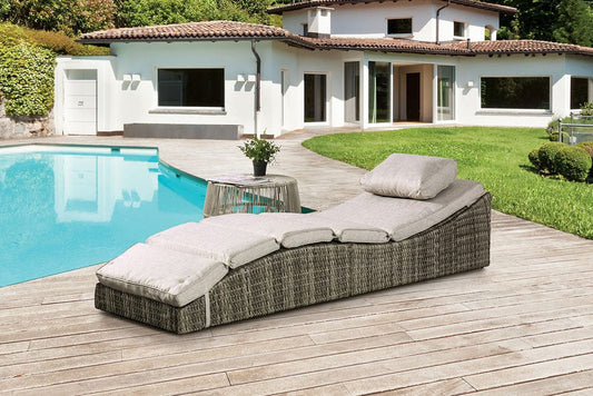 Furniture of America - Kesi Patio Folding Bed in Natural - FM80015NT View 1