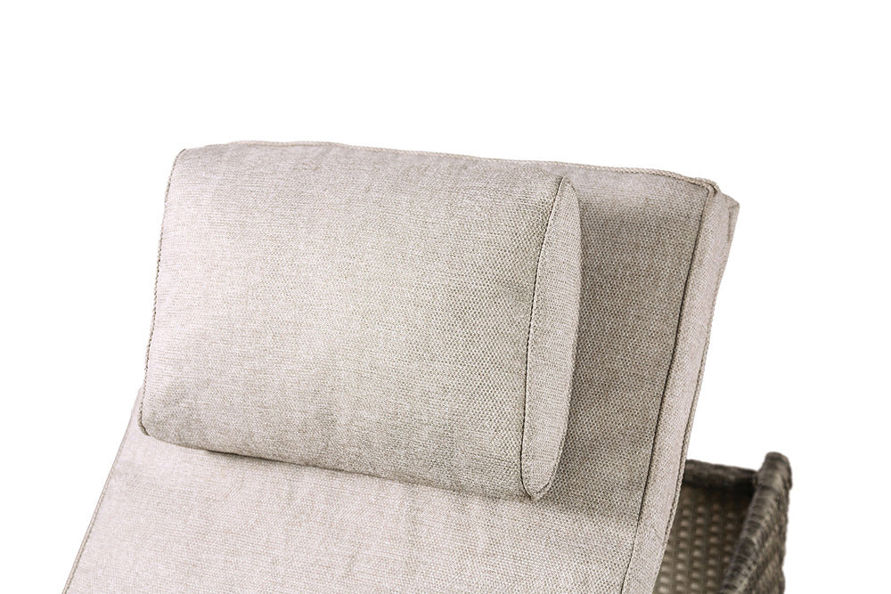 Furniture of America - Kesi Patio Folding Bed in Natural - FM80015NT View 3