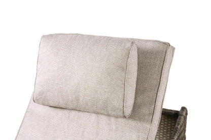 Furniture of America - Kesi Patio Folding Bed in Natural - FM80015NT View 3