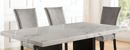 Furniture of America - Kian I Dining Table in White/Black - CM3744T-TABLE View 3