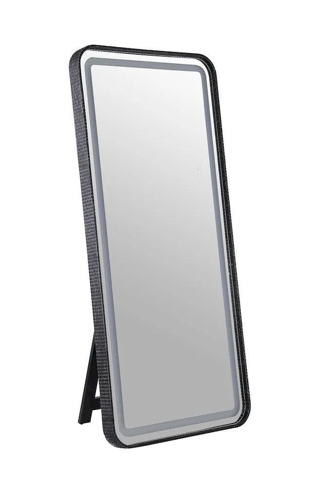 Furniture of America - Kiley - Floor Mirror - Black - FM-AC8025BK-M view 3