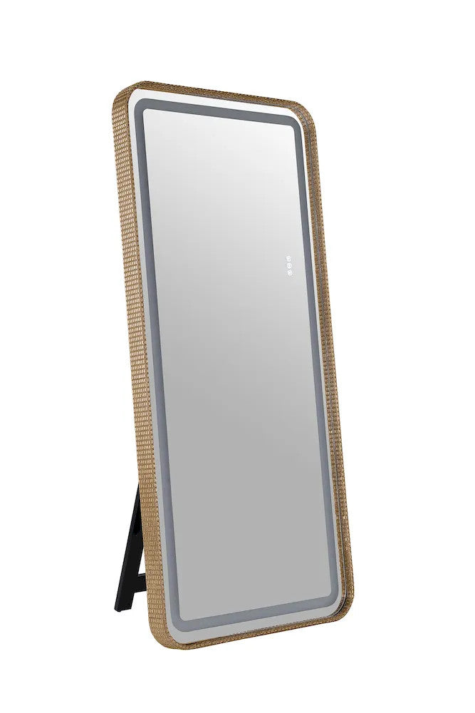 Furniture of America - Kiley - Floor Mirror - Gold - FM-AC8025GD-M view 3