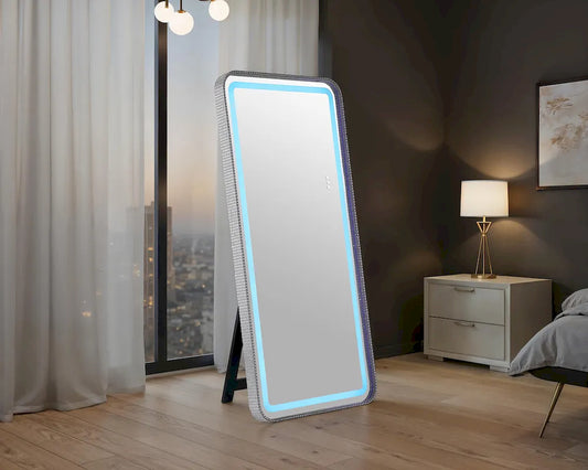 Furniture of America - Kiley - Floor Mirror - Silver - FM-AC8025SV-M view 1