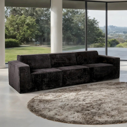 Furniture of America - Kimara - Sofa, Black - FM62100BK-SF-PK view 1