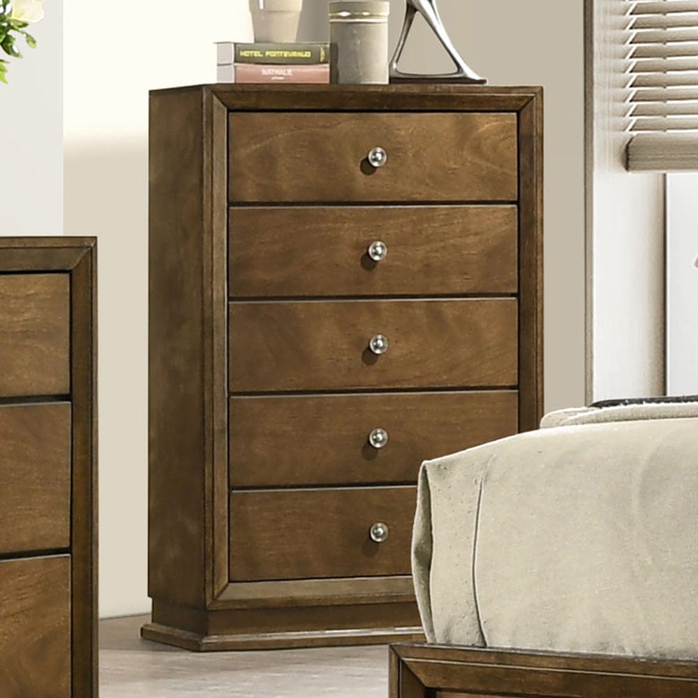 Furniture of America - Kirkham Chest in Walnut - FM7213WN-C View 1