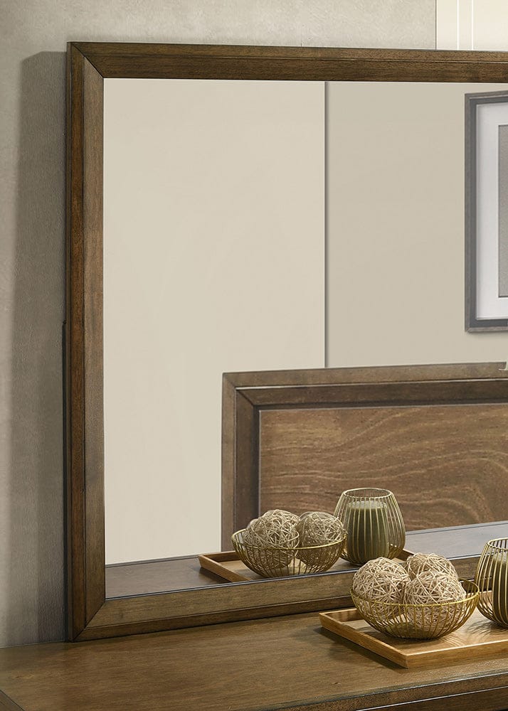 Furniture of America - Kirkham Mirror in Walnut - FM7213WN-M View 2