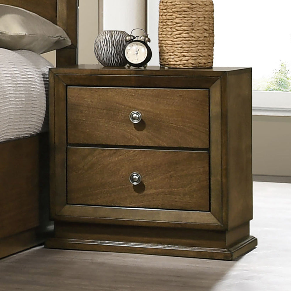 Furniture of America - Kirkham Nighstand in Walnut - FM7213WN-N View 1