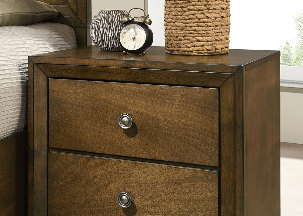 Furniture of America - Kirkham Nighstand in Walnut - FM7213WN-N View 2