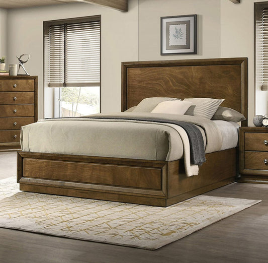 Furniture of America - Kirkham Queen Bed in Walnut - FM7213WN-Q-BED View 1