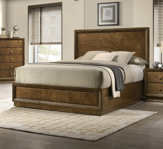 Furniture of America - Kirkham Twin Bed in Walnut - FM7213WN-T-BED View 1