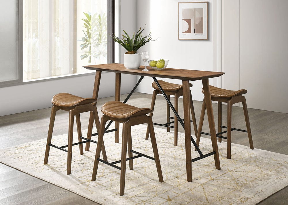 Furniture of America - Klamath Counter Ht. Table in Walnut - FM3215WN-PT View 2