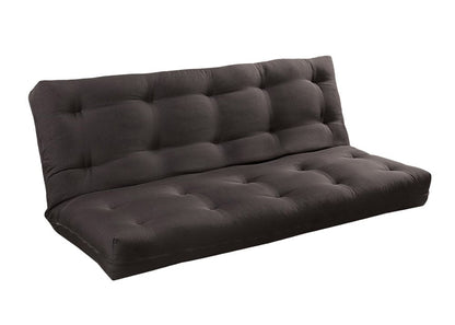 Furniture of America - Knox 8" Black Futon Mattress w/ Inner Spring in Black - FP-2415BK View 1