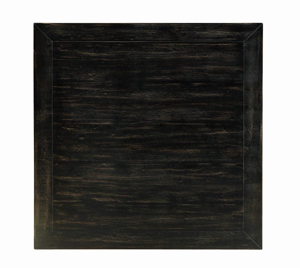 Furniture of America - Kristie 5 Pc. Counter Ht. Table Set in Antique Black - CM3314PT-5PK View 3