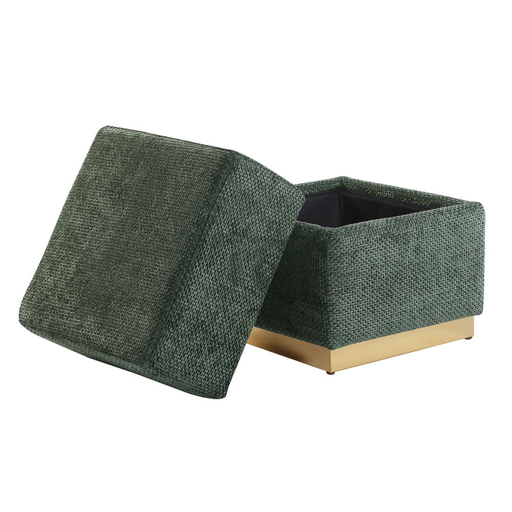 Furniture of America - Krysten Storage Stool in Green - FM-AC8005GR View 1