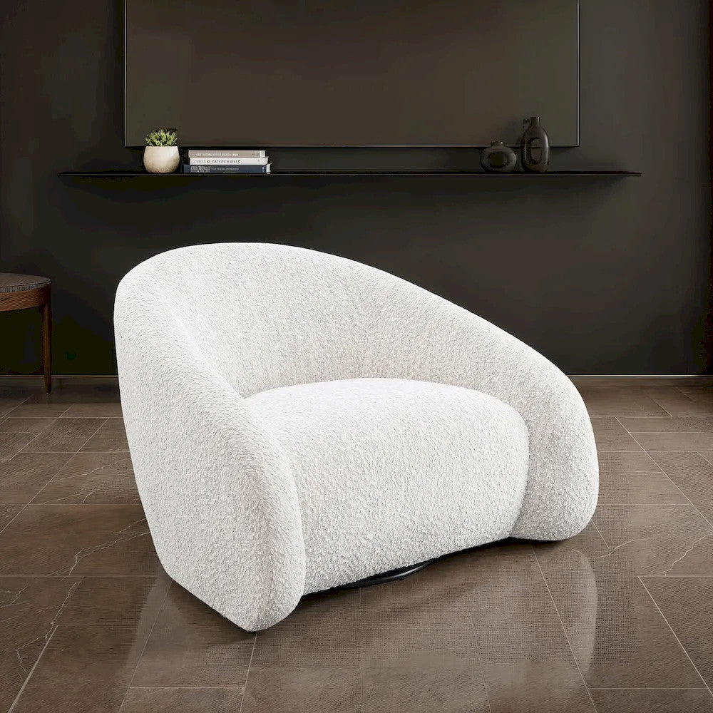 Furniture of America - Kyria - Swivel Chair - Beige - FM-AC6012BG-SW view 1