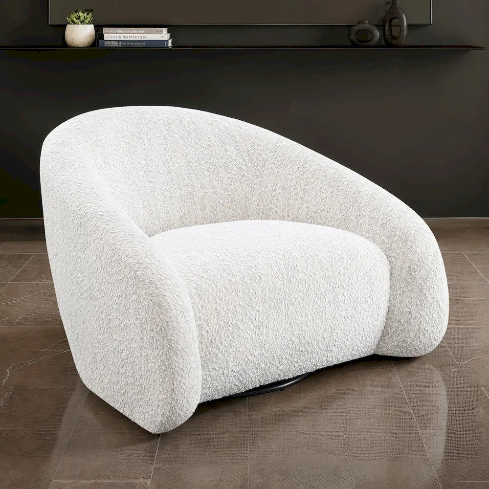 Furniture of America - Kyria - Swivel Chair - Beige - FM-AC6012BG-SW view 2