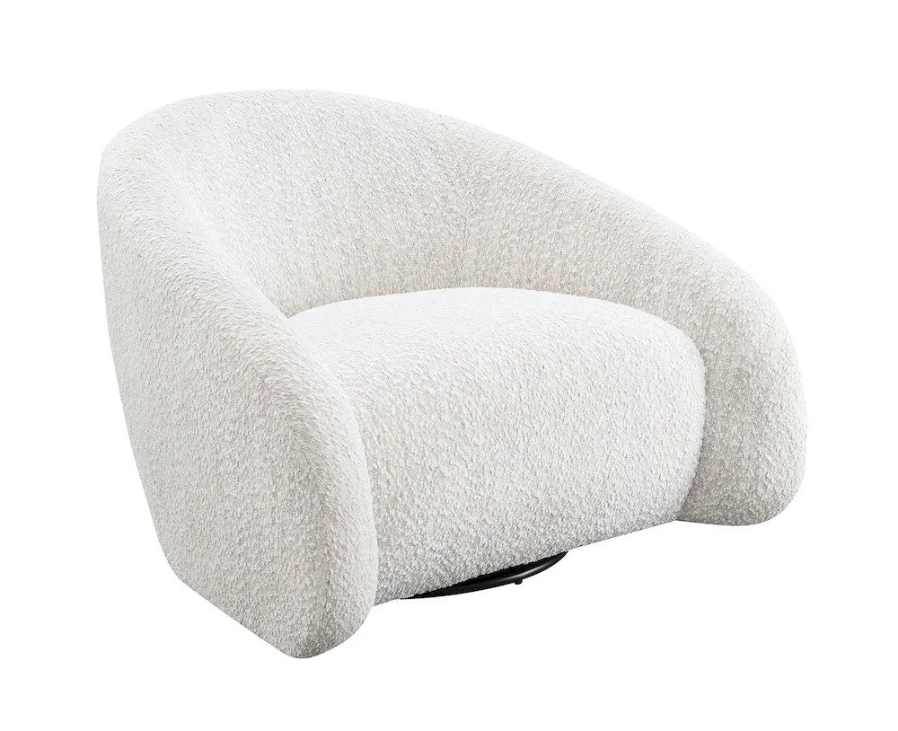Furniture of America - Kyria - Swivel Chair - Beige - FM-AC6012BG-SW view 3