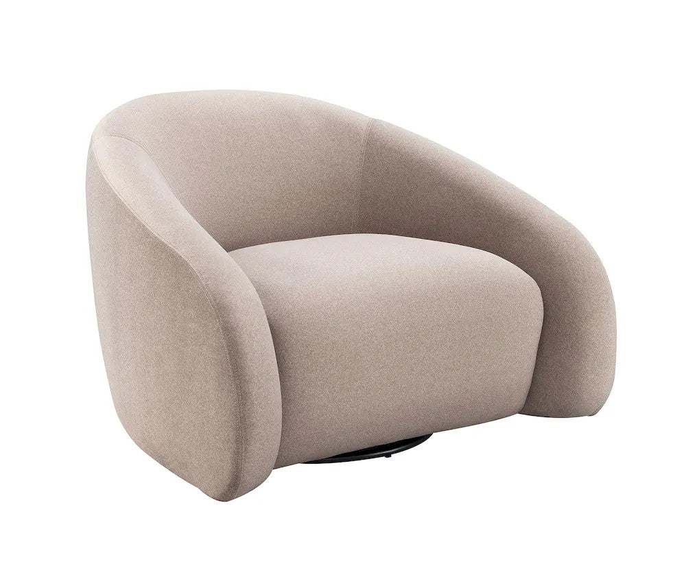 Furniture of America - Kyria - Swivel Chair - Brown - FM-AC6012BR-SW view 3