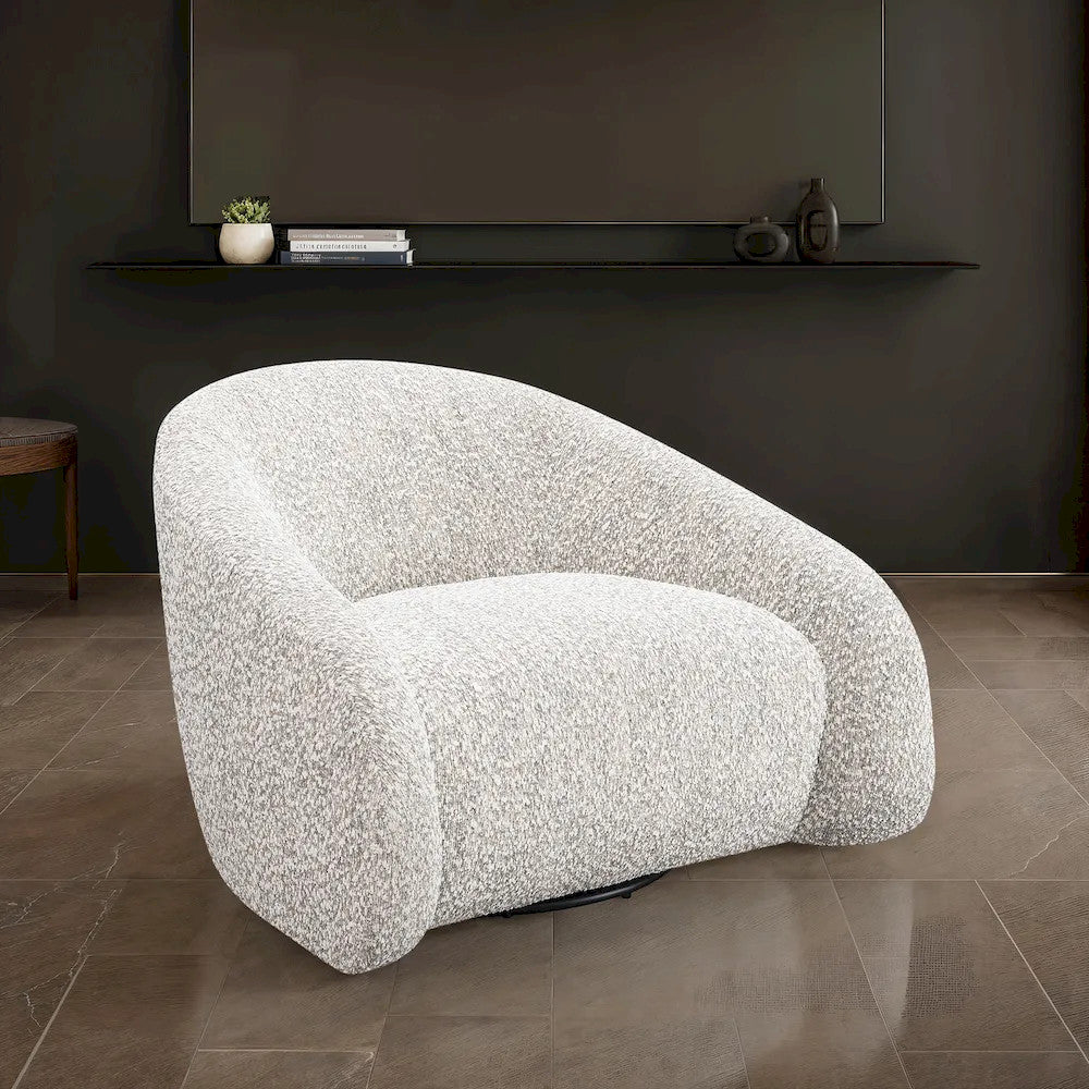 Furniture of America - Kyria - Swivel Chair - Light Brown - FM-AC6012LB-SW view 1
