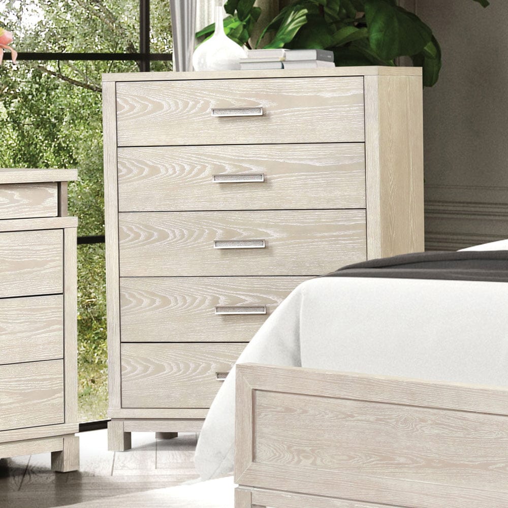 Furniture of America - Lafayette Chest in Weathered Gray - FM71501GY-C View 1