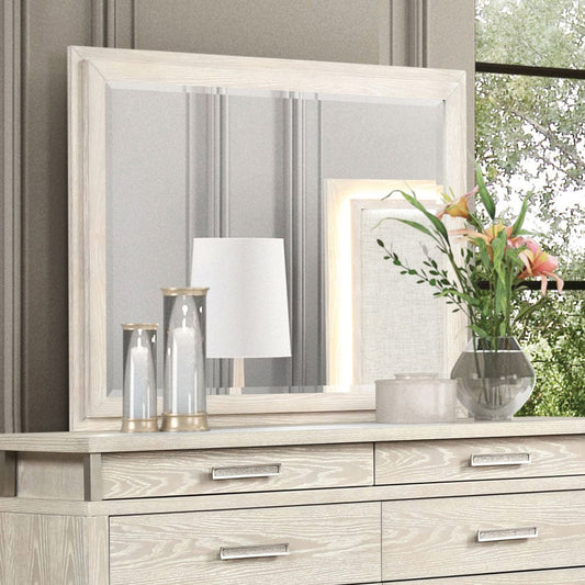 Furniture of America - Lafayette Mirror in Weathered Gray - FM71501GY-M View 1