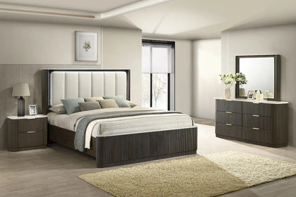 Furniture of America - Lantrisant - 4 Pc. Queen Bedroom Set W/ 2NS - FM72014DW-Q-5PC-2NS view 1