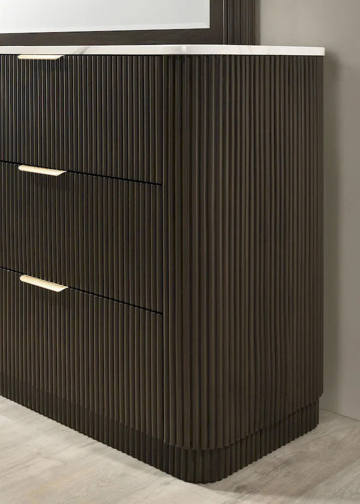 Furniture of America - Lantrisant - Dresser, Dark Walnut - FM72014DW-D view 4