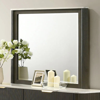 Furniture of America - Lantrisant - Mirror, Dark Walnut - FM72014DW-M view 1
