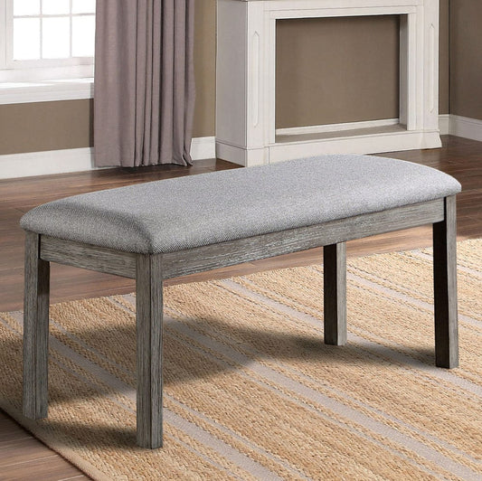 Furniture of America - Laquila Bench in Gray - CM3542GY-BN View 1