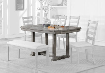 Furniture of America - Laquila Dining Table in Gray - CM3542GY-T View 1