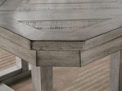 Furniture of America - Laquila Dining Table in Gray - CM3542GY-T View 3