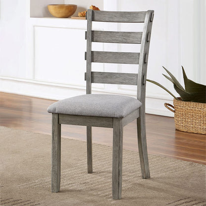 Furniture of America - Laquila Side Chair Set of 2 in Gray - CM3542GY-SC-2PK View 1