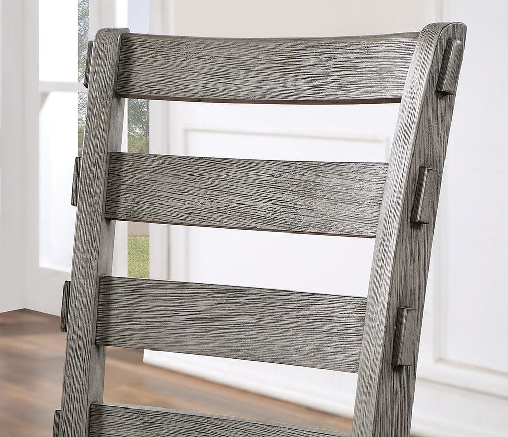 Furniture of America - Laquila Side Chair Set of 2 in Gray - CM3542GY-SC-2PK View 2