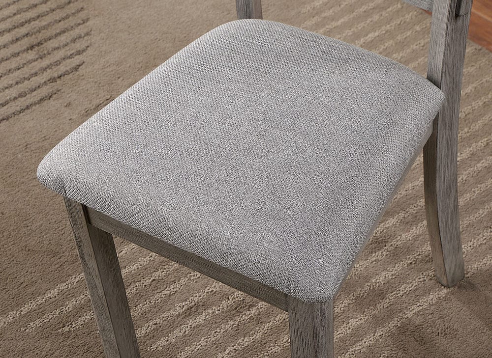 Furniture of America - Laquila Side Chair Set of 2 in Gray - CM3542GY-SC-2PK View 3