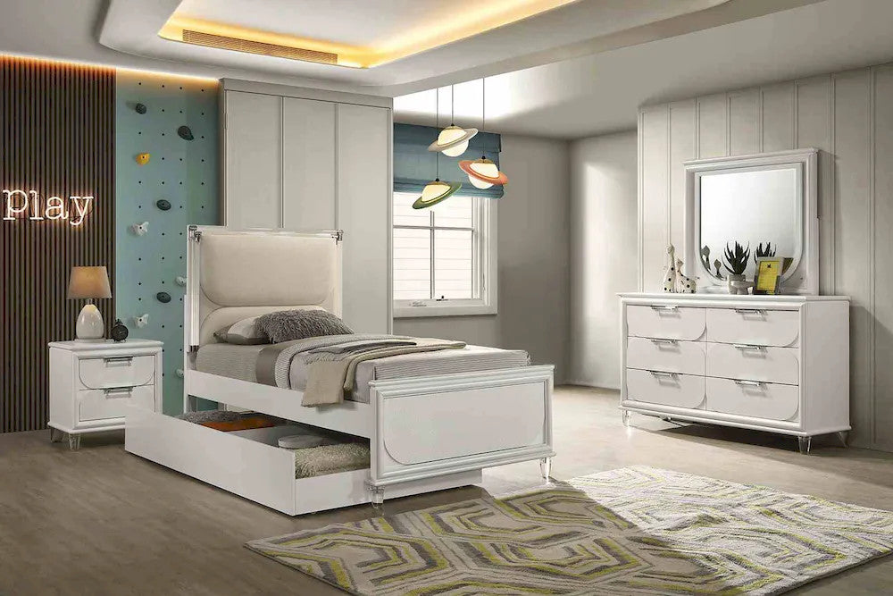 Furniture of America - Lareina - 3 Pc. Twin Bedroom Set - FM72081WH-T-4PC view 1