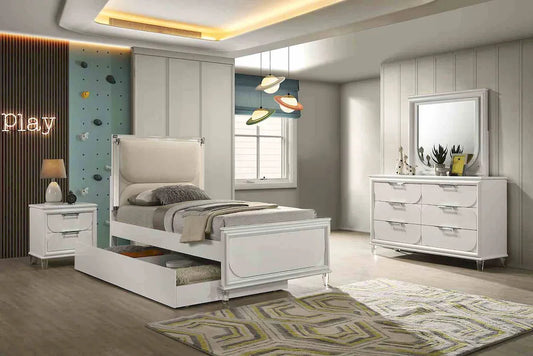 Furniture of America - Lareina - 3 Pc. Twin Bedroom Set - FM72081WH-T-4PC view 1