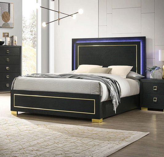Furniture of America - Latimer Twin Bed in Black - FM7270BK-T-BED View 1