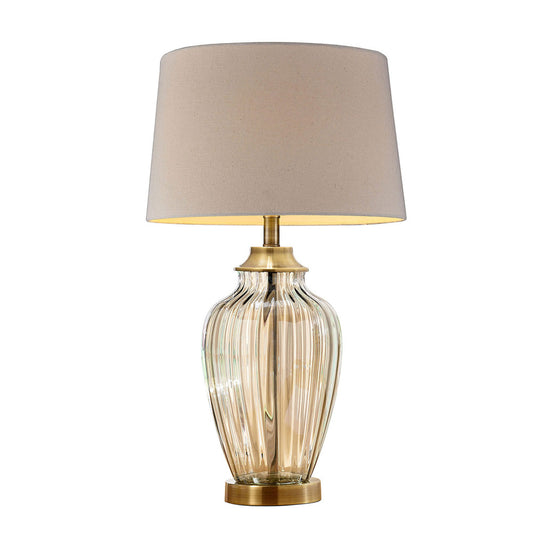 Furniture of America - Lee 28.5"H Table Lamp in Gold/Clear - L9713 View 1
