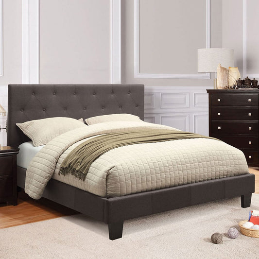 Furniture of America - Leeroy Twin Bed in Gray - CM7200LB-T-BED-VN View 1