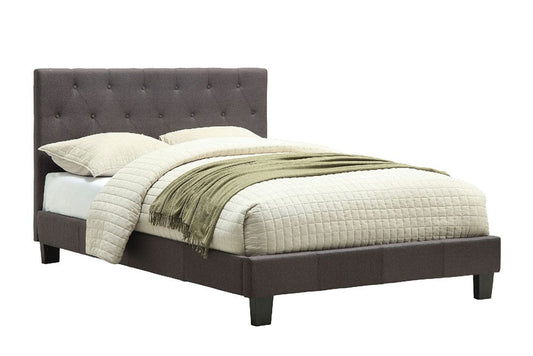 Furniture of America - Leeroy Twin Bed in Gray - CM7200LB-T-BED-VN View 2