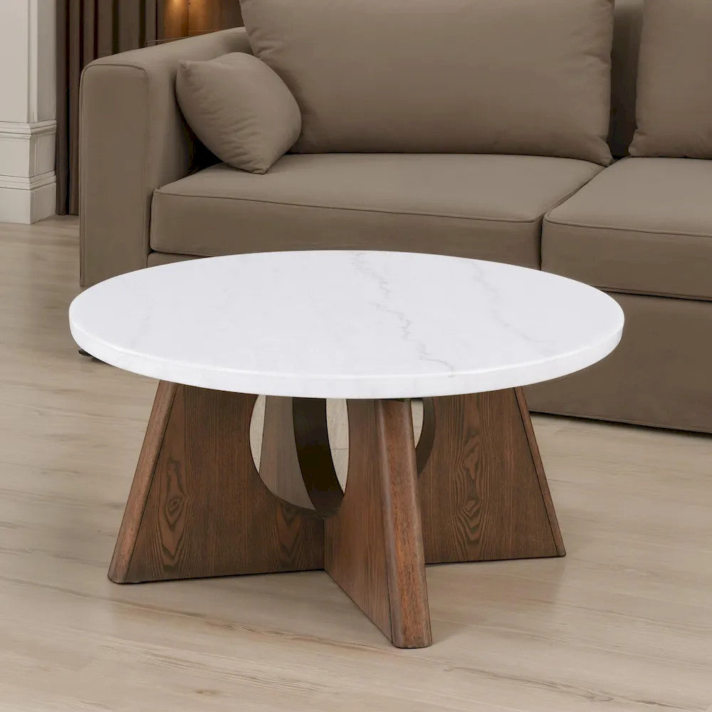 Furniture of America - Lemvig - Coffee Table - FM47016WN-CR view 1
