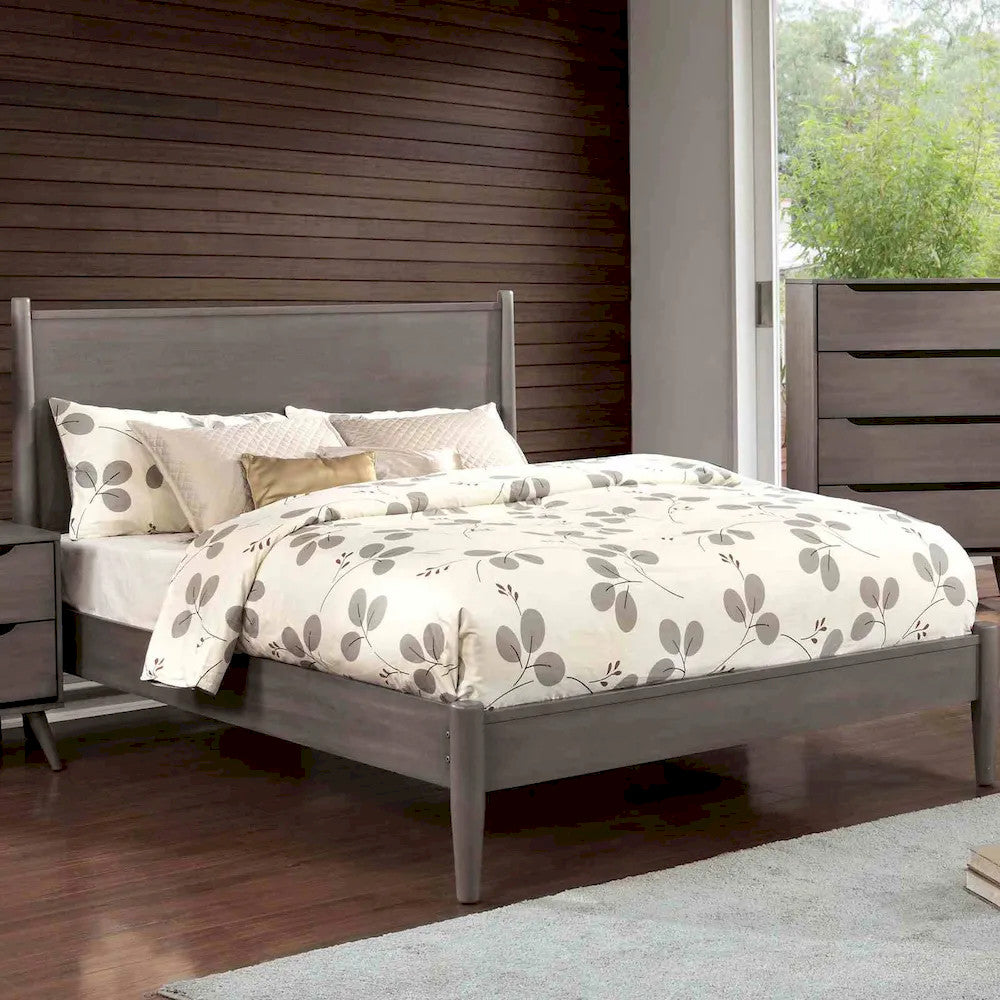 Furniture of America - Lennart - 3 Pc. Full Bedroom Set - Gray - CM7386GY-F-4PC view 5