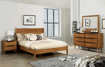 Furniture of America - Lennart - 3 Pc. Full Bedroom Set - Oak - CM7386A-F-4PC view 1