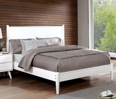 Furniture of America - Lennart Ii Cal.King Bed in White - CM7386WH-CK-BED View 1