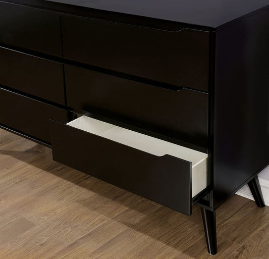Furniture of America - Lennart Ii Dresser in Black - CM7386BK-D View 2